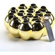 Villa Pottery  Gouden Vaas Aruba - 20x19x8