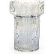 Riba 4 vaas - Grey 21x21x28,5 cm