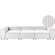 ARDAL - Driezitsbank - Off-white - Corduroy