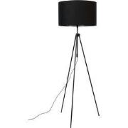 Zuiver Lesley Vloerlamp/ Staande driepoot lamp Zwart