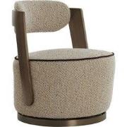 Light&living Stoel 68x65x77 cm KEMENA zand+crème-terra