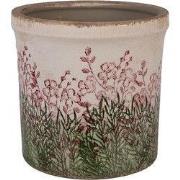 Clayre & Eef Bloempot Ø 18x17 cm Beige Keramiek
