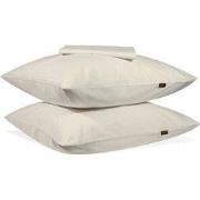 Superieur kussenslopen Katoen - 60x70 (set van 2) - Creme- Antibacteri...