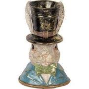 Clayre & Eef Decoratie Beeld Konijn 29 cm Beige Kunststof