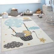 Kinderkamer Vloerkleed - Ninaro - Luchtballon - Creme - 80x150 cm
