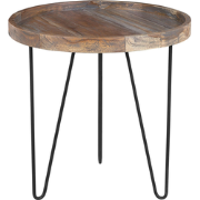 BONDISS - Bijzettafel - Donkerbruin - Javahout