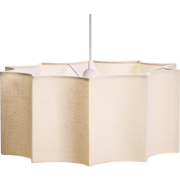 LUENHA - Hanglamp - Wit/Lichtbeige - Stof