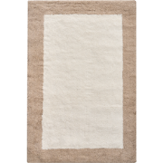 KABRI - Badmat - Beige/Bruin - 60 x 90 cm - Katoen