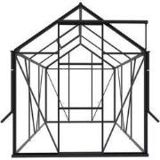 Tuinkas Kate I Full Options zwart 3 mm veiligheidsglas