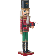 RODSJON - Decoratief figuur - Rood - Dennenhout