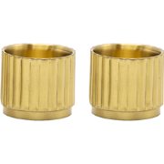 Eierdopjes messing | set van 2 | Eierhouders