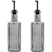 Olie- en azijnset Reed | Oliefles | 30 CL | grijs