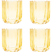 Tumbler Gaia | Set van 4 | whiskeyglas | 35cl | drinkglas | oker