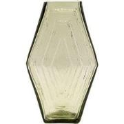 Vaas Groot | gerecycled glas | Hexagon | groen