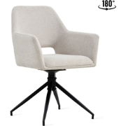 Eetkamerstoel Tess - Linnen Beige