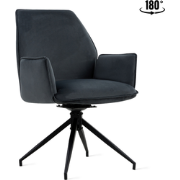 Eetkamerstoel Jill - Velvet Antraciet