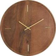 Light & Living - Klok VETI - 41x6x41cm - Bruin