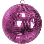 Christmas Decoration -  Christmas Hanger - Discoball - Foam - Pink - 3...