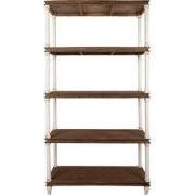 Clayre & Eef Kast 110x40x210 cm Wit Hout