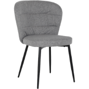Eetkamerstoel Fer - Stof Grijs