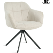 Eetkamerstoel Jesse - Linnen Beige