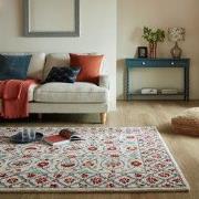 Laagpolig vloerkleed Iris Traditional - Klassiek - Oosters - Rood / Bl...