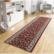 Loper laagpolig Vintage / Klassiek - Designer Velours - Rood - 80x400 ...