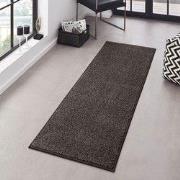 Loper Laagpolig Velours Vloerkleed - Designer Pure - Antraciet - 80x40...
