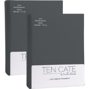 Ten Cate Katoensatijnen Hoeslaken - 180x200 - Antraciet