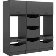 Furnilux Wasmachine ombouw 3-delige badkamerkastset Free 183x195x68 cm...