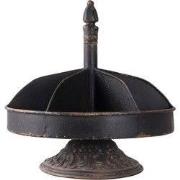 Clayre & Eef Etagère Ø 30x30 cm Zwart IJzer