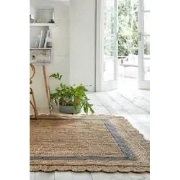 Grace vloerkleed - Jute - Laagpolig Modern - Naturel / Grijs - 120 X 1...