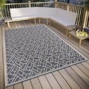 Buitenkleed - Eru Grijs/Beige - 76 X 150 CM