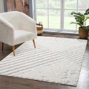 Vloerkleed Focus Feel - Hoogpolig - Fluffy  - Scandinavisch - Creme- 2...