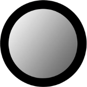 Spiegel Dide | 80 cm | Black - Zwart