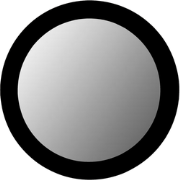 Spiegel Dide | 60 cm | Black - Zwart