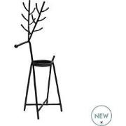 Kandelaar Barinas | Small | Zwart - black | Hert | Kerstdecoratie | L1...
