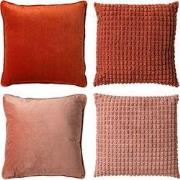 Dutch Decor KUSSENSET - 4-delig - Dual Harmony - 45x45 cm - sierkussen...