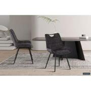 Stoel 'Nina' Fluweel Grijs