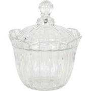 Clayre & Eef Glazen potje Ø 15x18 cm Glas