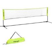 Verstelbaar Badmintonnet 107-155 cm - Makkelijk mee te nemen op vakant...