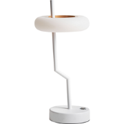 ALVIELA - Tafellamp - Wit - Aluminium/IJzer