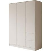 Meubella - Kledingkast Brett - Wit - 147 cm