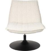 Fauteuil Off White Bouclé - 79x68x85cm - Jax