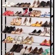 Schoenenrek - 50 paar schoenen - 10 laags - Zwart