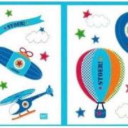 Stoer! Blauwe Muurstickers voor in de Kinderkamer