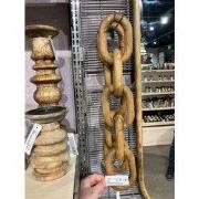 Ketting voor deco 54 cm bruin kerstversiering