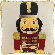 Unique Living - Sierkussen Nutcracker - 45x45cm - Wit