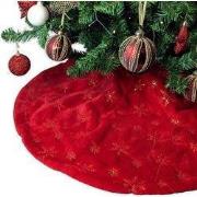 Unique Living - Kerstboomrok Amara - 120x120cm - Rood