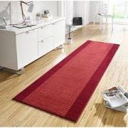 Loper Designer Velours - Lijstmotief / Kader - Laagpolig - Rood - 80x2...